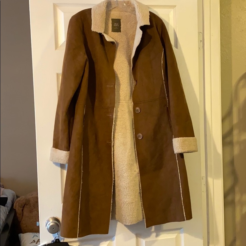 Old navy Sherpa long jacket